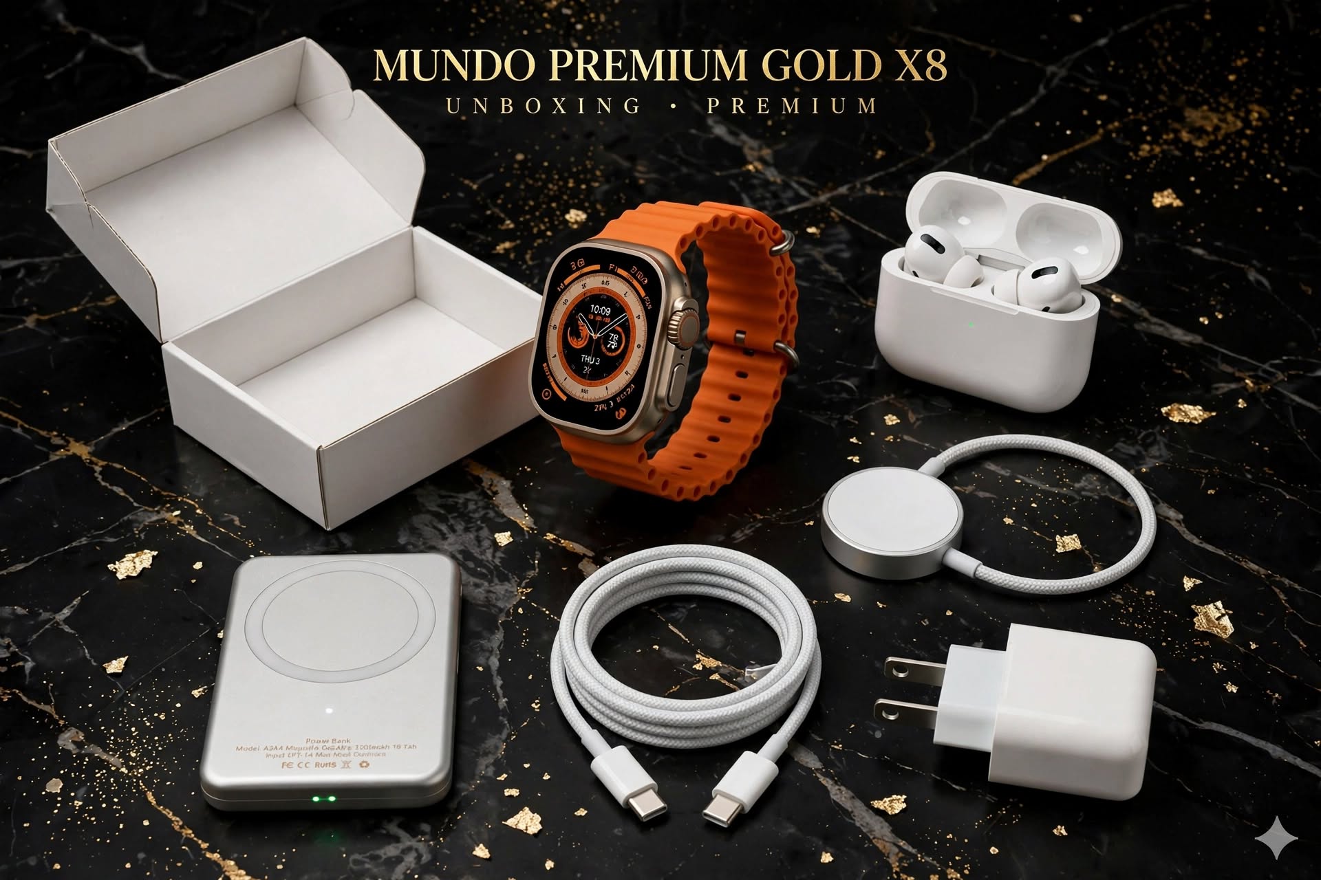 Set Smartwatch X8 Ultra+ Audífonos - Imagen 3